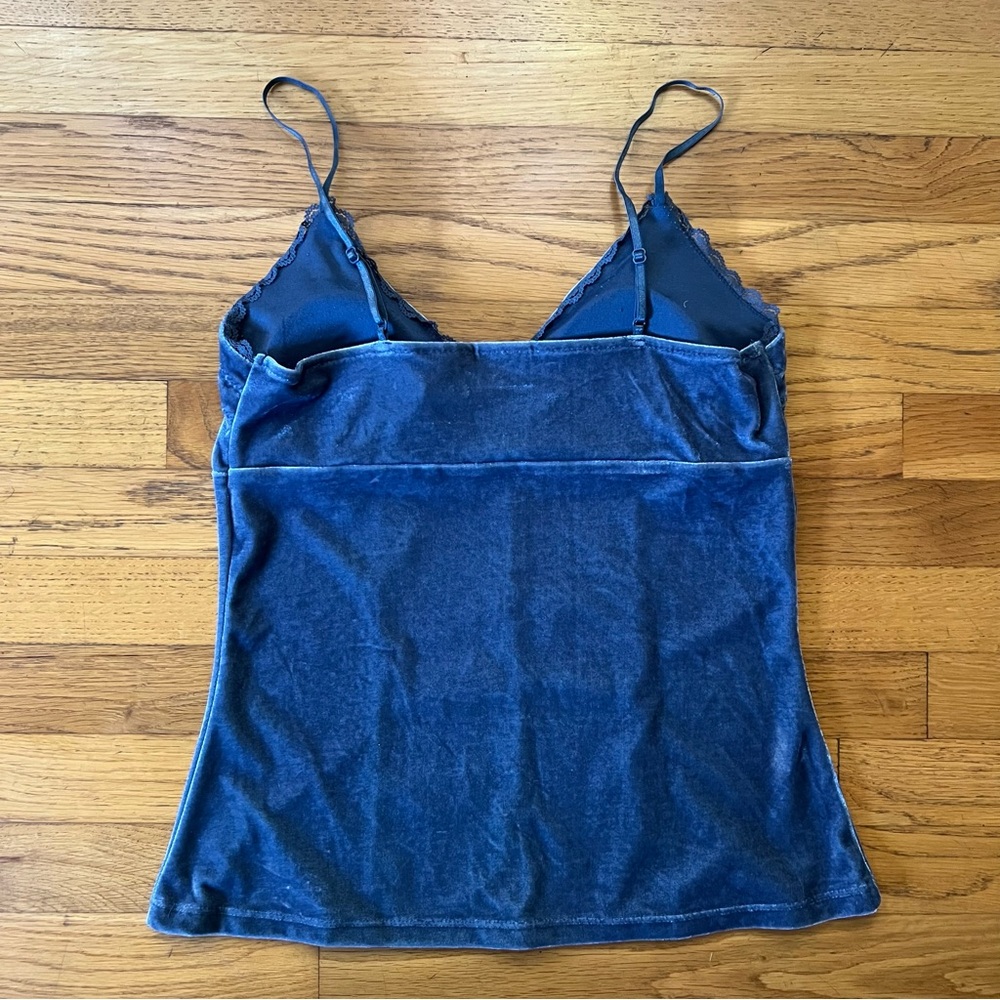 Y2K Velvet Cami Tank - Picture 2 of 6
